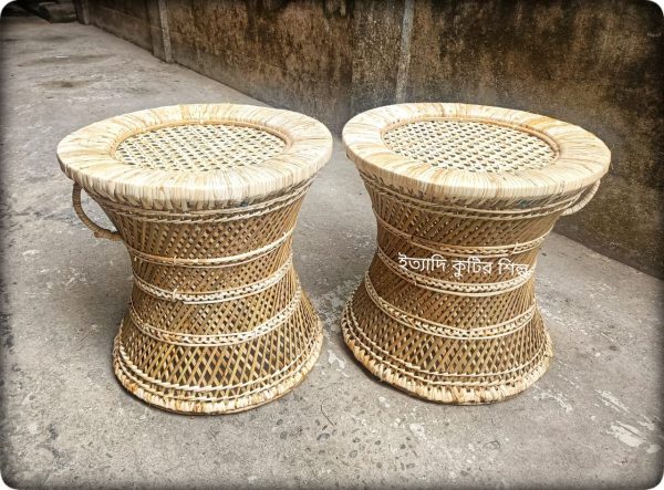 বেতের বড় সাইজ ২ পিছ মোড়া -
Rattan / Cane 26" inc size mora