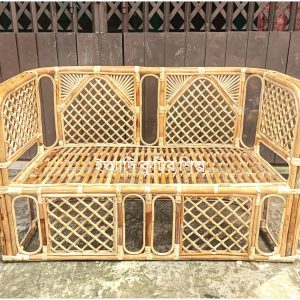 RATTAN 40" Two Seater Corpet SOFA CHAIR for Your Home & Office / নিউ ডিজাইন  বেতের দুই সিট সোফা